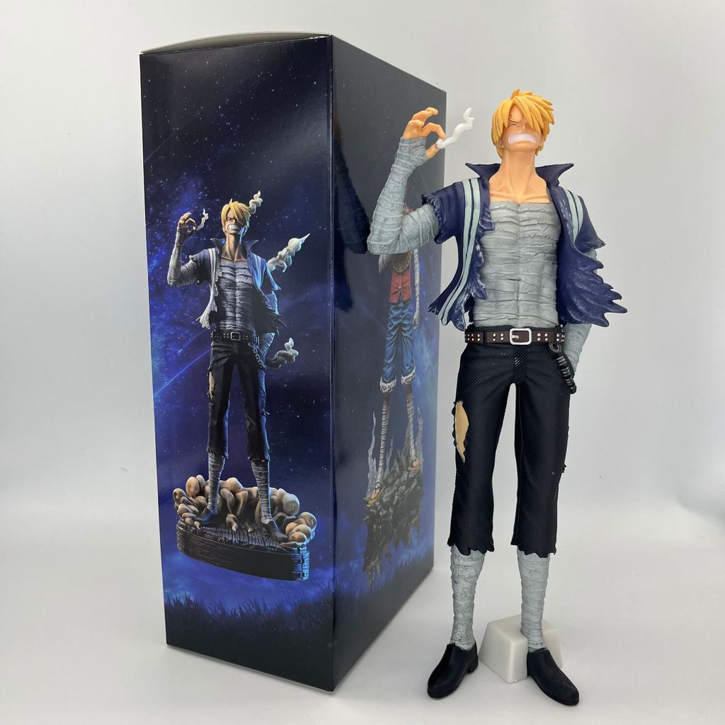 30cm Einteilige Animations-Actionfigur Vinsmoke Sanji Stehende Haltung Roronoa Zoro PVC Statue Modell Sammlung Jungen Spielzeug Geschenk