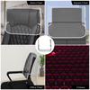 4Pcs Clear Salon Chair Cover Plastic Barber Beauty Salon Chair Protective Cover for Most Spa Hair Salon Office Chair Back Cover