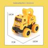 1Pcs Inertia Simulation Truck Toy Engineering Military Fire Sanitation Vehicle With Big Tire For Kids Play Birthday Gift