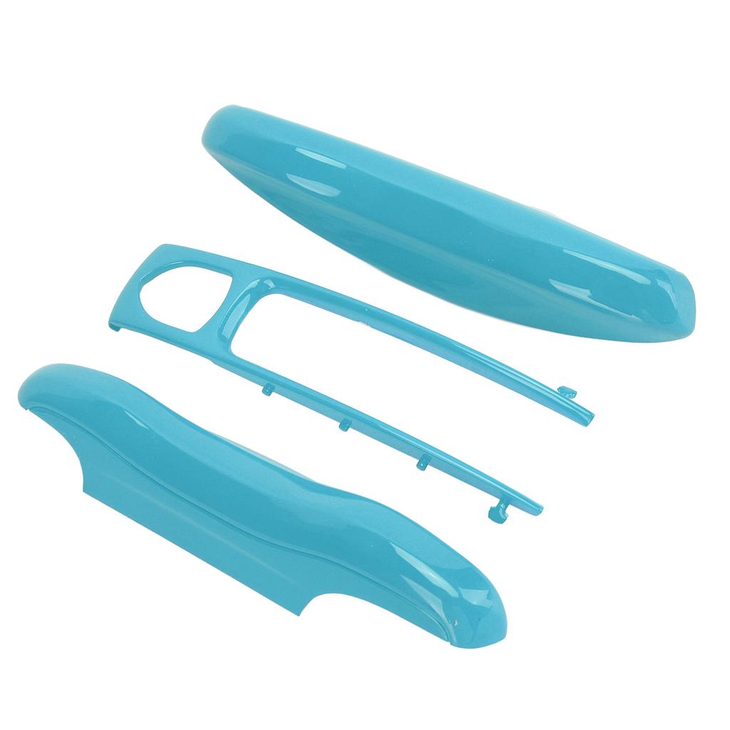 Car Remote Control Key Protective Cover 3 Parts Replacement for Cayenne Panamera 911 TaycanMiami Blue