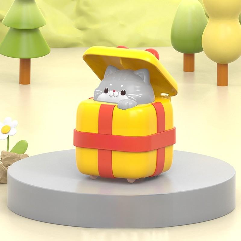 Preschool Learning Toy With Pressing Slider Cat For Early Education Kids