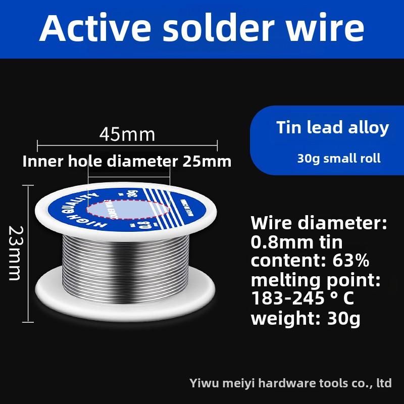 

Низкотемпературная бессвинцовая проволока для пайки 1,0 мм/0,8 мм с сердечником из канифоли, оловянный припой для самостоятельного ремонта электроники
