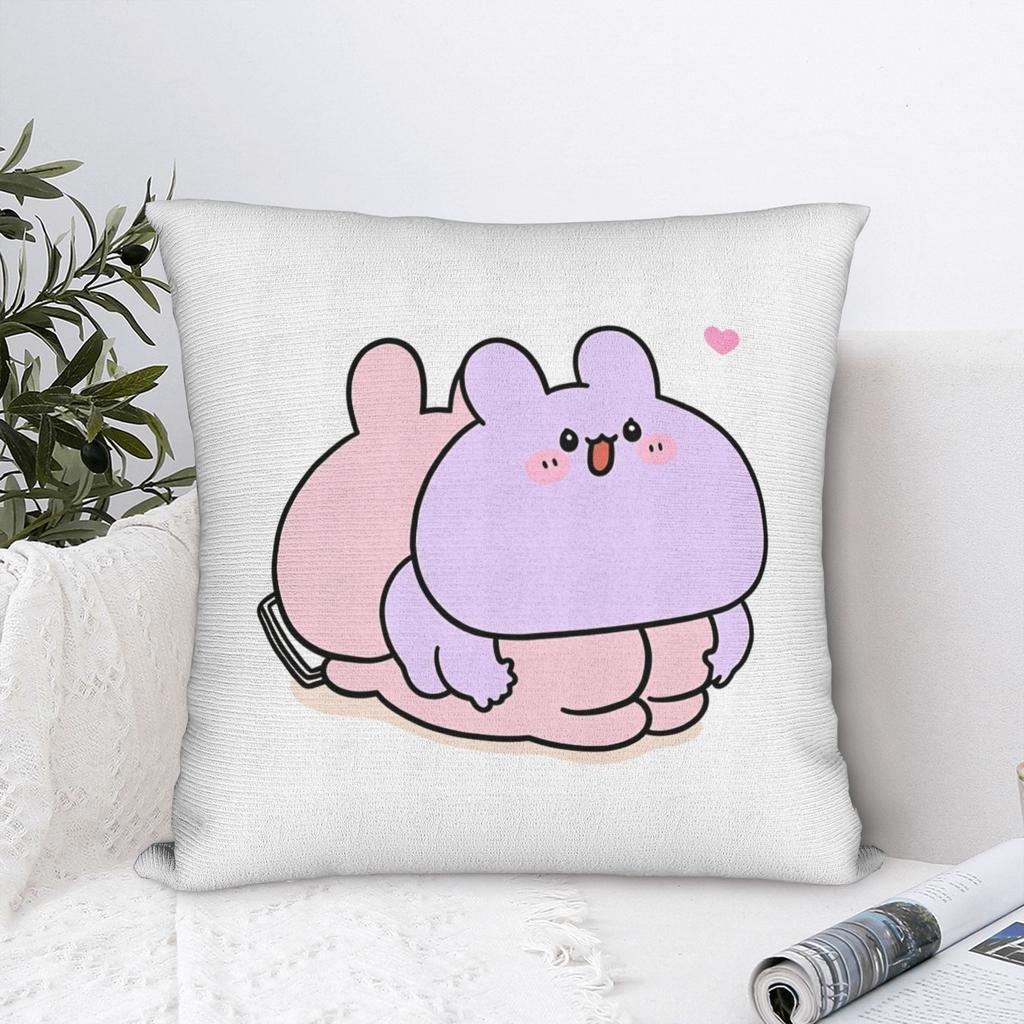 Pillow Cover Asamimichan and Anemimi  Morden Pillow Case For Sofa Couch Bed Living Room Pillowcases