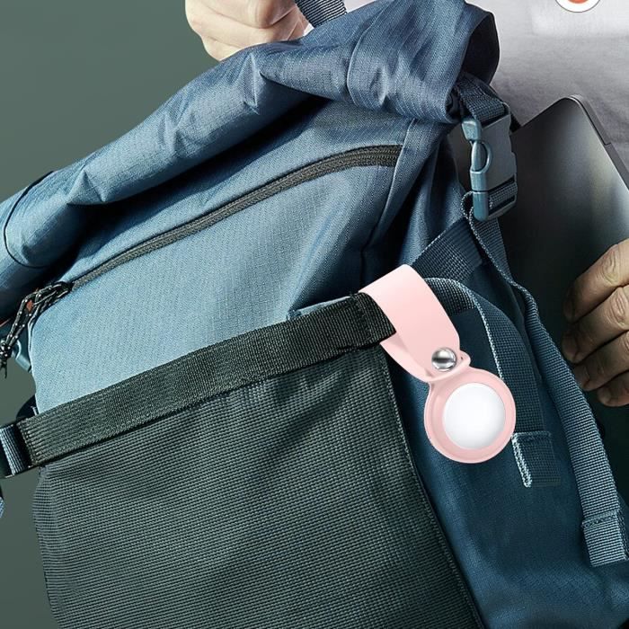 Husă - Phonillico - AirTag 2021 - Silicon Moale - Set de 2 - Bucle Detașabile