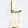 Robuster Bademantelhaken Messing Hut Kleiderhaken Mehrzweck Wand Einzelhaken Gold Handtuchhalter Badezimmerzubehör