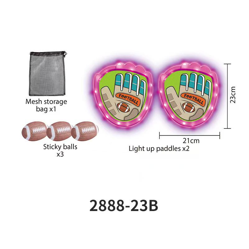 

Light-Up Sucker Ball Throw & Catch Set for Kids – Indoor/Outdoor Velcro Target Toy