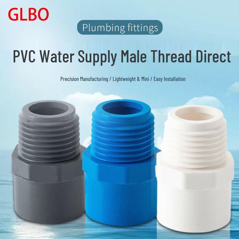 GLBO PVC External Thread Water Pipe Connector