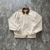 "Santa Fe Vintage Washed Canvas Jacket with Lapel and Zipper"