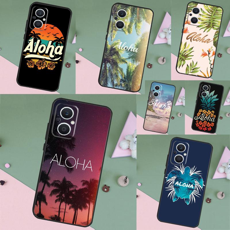 Hello Hawaii Aloha Beaches Case For OPPO Reno 15 13 10 11 14 Pro 12 F 13F 14F 15F 7 8 Lite OPPO Find X9 X8 X5 Pro Cover