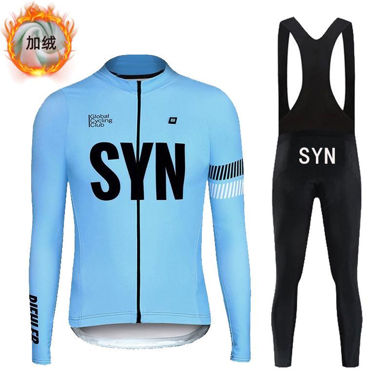 2026 Winter Long Sleeve Suit Fleece Cycling Suit Bicycle Men and Women Warm and Cold-proof Road Bike Outside Cycling