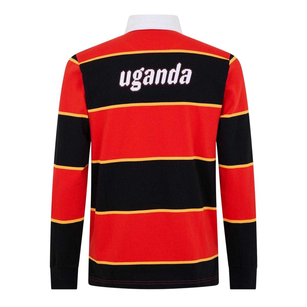 Puma Mens Lifestyle Striped Long-Sleeved Polo Shirt