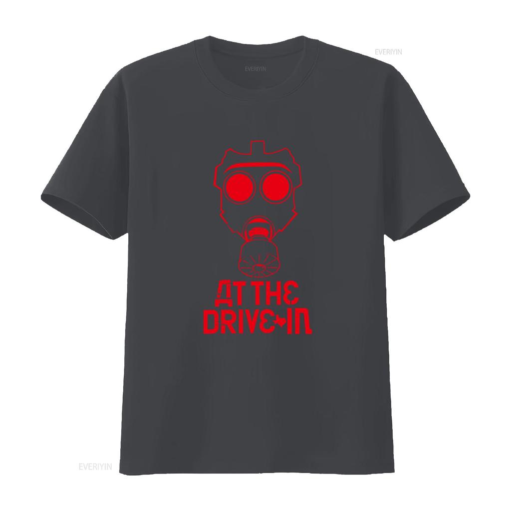 At The Drive In Rock Band Mark Classic Design T Shirt Punk Metal Hardcore Print Vintage Washed Casual Streetwear Soft Stylish