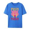 Trendy Classic Hiphop Lightning Cat Casual Tshirt Mens and Womens Luxury Brand Top