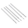 5 PCS Clay Needle Tools Silver White Aluminum Handle Clay Pottery Sculpting Texturing Modeling Tools