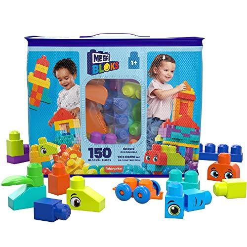 Mattel Mega Bloks Mega Bloks для детей от 1 года, набор из 150 деталей (От 1 года), HHM96