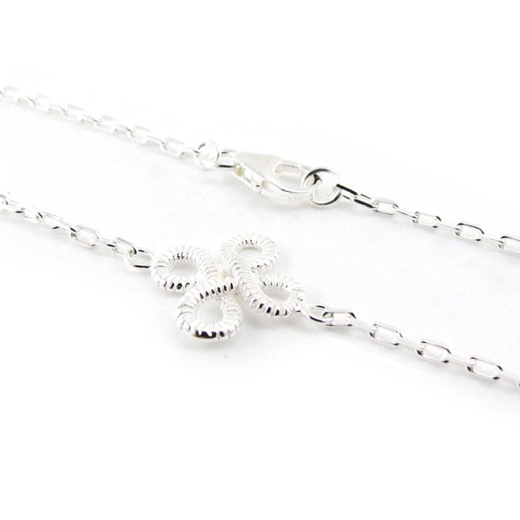 Les Trésors De Lily [J0836] - Stříbrný náramek 'Choreografie' postříbřený (rhodiovaný) - 12 mm