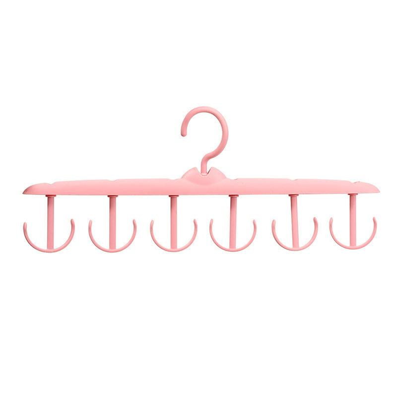 12-Hook Rotating Hanger – Space-Saving Closet Organizer For Ties, Belts, Underwear, Skirts | Portable Home & Dorm Storage