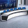 Curved Modular Control Console for Command Centers