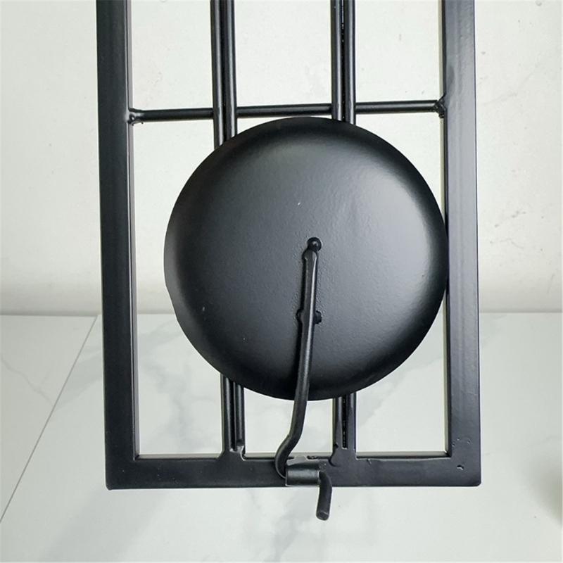 Vintaged Iron Wall Hanging Candle Holder Tealight Pillar Stand for Home Decoration Wall Hanging Sconce