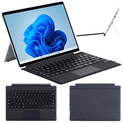 Portable Wireless Keyboard Bluetooth-Compatible Type Cover Keyboard Trackpad Keyboard for Microsoft Surface Pro 3/4/5/6/7/7 Plus