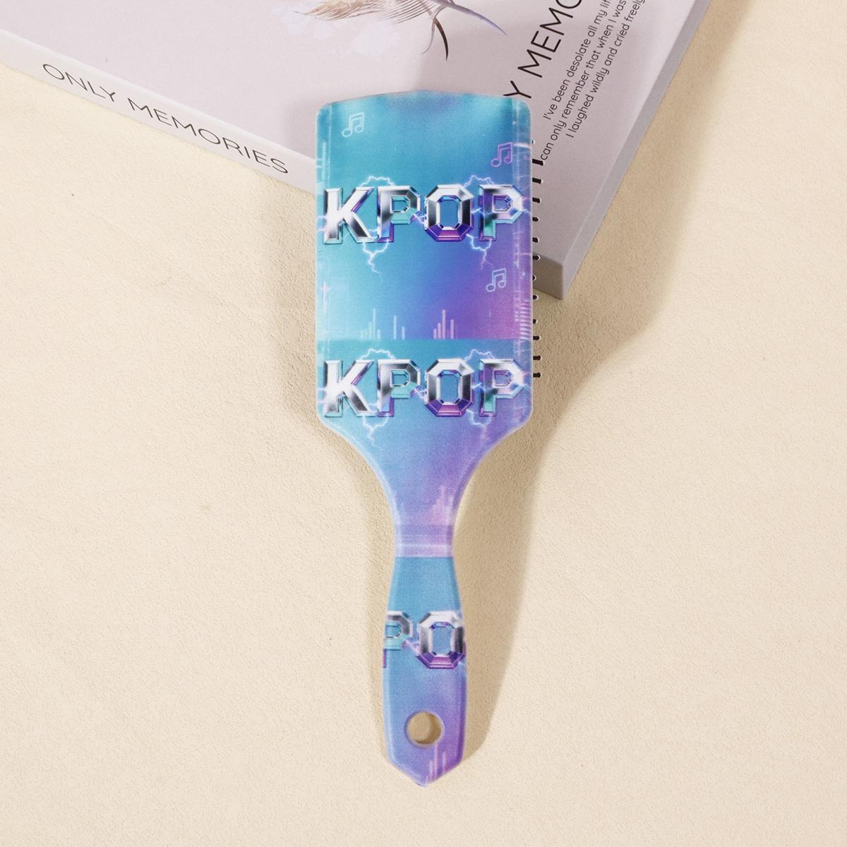 

1pc K-POP Cool Style Air Cushion Comb-Anti static and Anti tangle, Suitable as a Gift for KPOP Fans, Special for real hair wigs