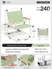 Outdoor Folding Camping Chair and Stool for Fishing and Beach Trips
