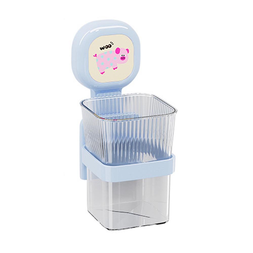 

Большой Вместимости Коробка для Хранения в Ванной Комнате Присоска Полка для Лицевых Полотенец Милая Коробка для Зубной Пасты