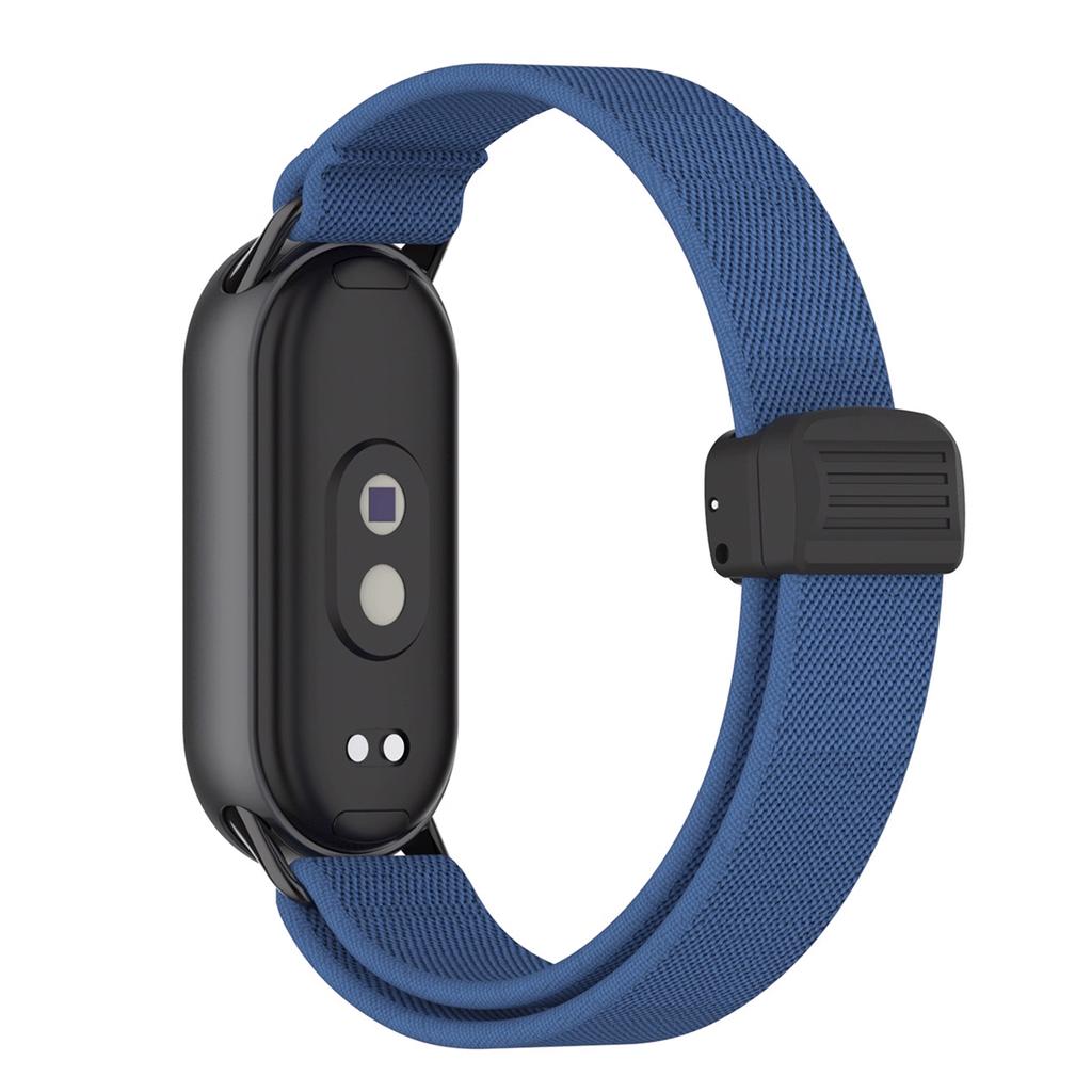 Elastic Nylon Band For Xiaomi Band 10/9/8 Magnetic Braided Sport Band For Miband 10 9 8 NFC Smartwatch Replacement Bracelet