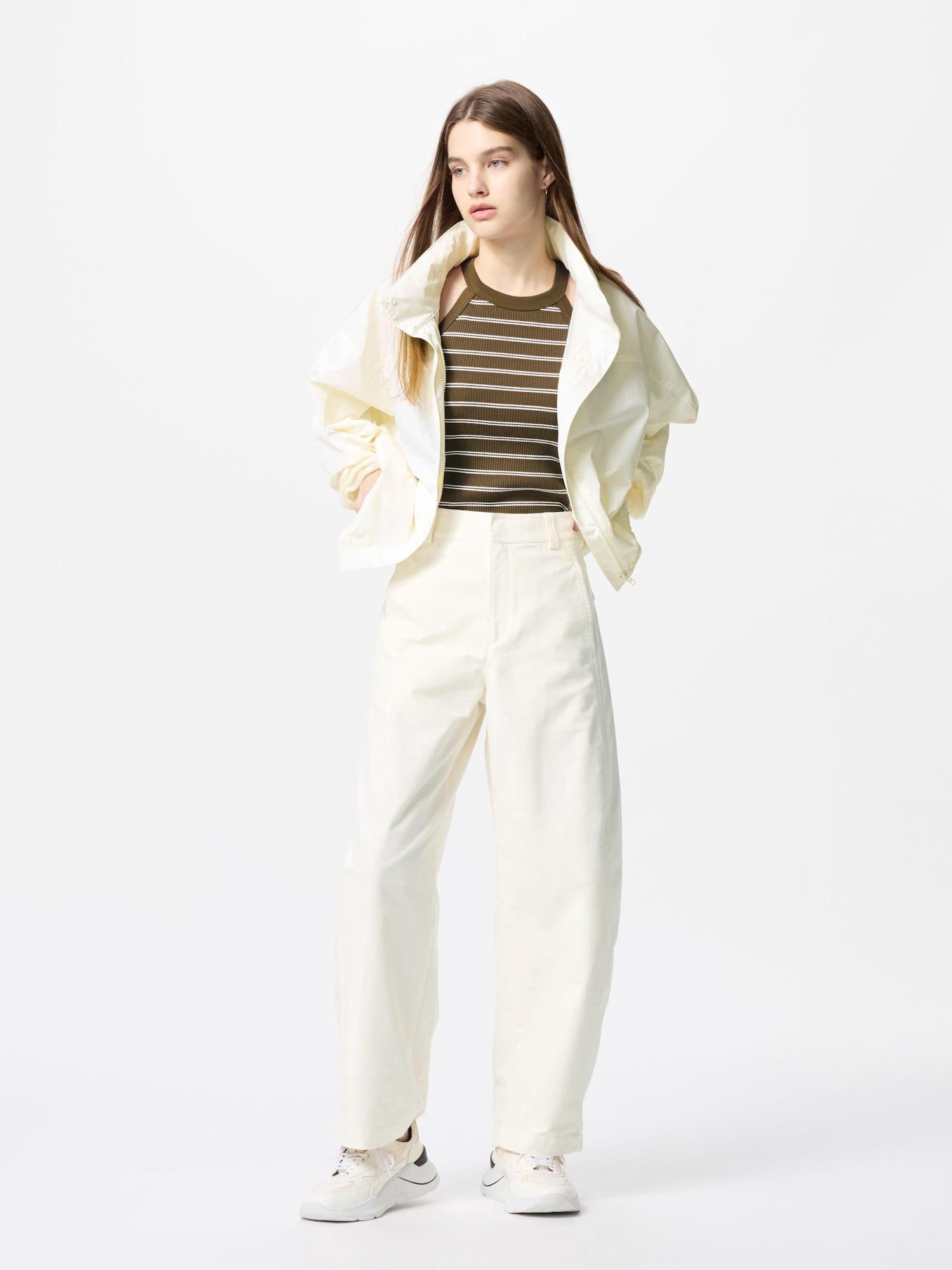 

Штаны Uniqlo Japan Jersey Barrel Leg 01 OFF WHITE/S