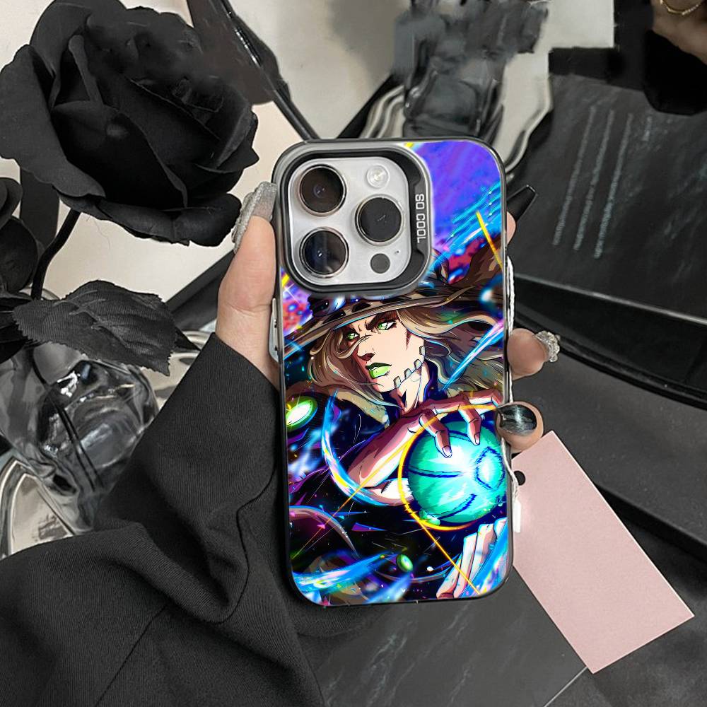 N-JoJo's Bizarre Adventure Phone Case For iPhone 17,16,15,14,13,12,Pro MAX White Matte Shockproof Cover
