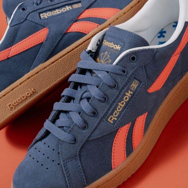 Reebok Club C Grounds Uk 'East Coast Blue Dynamic Red' Sneakers 100074847