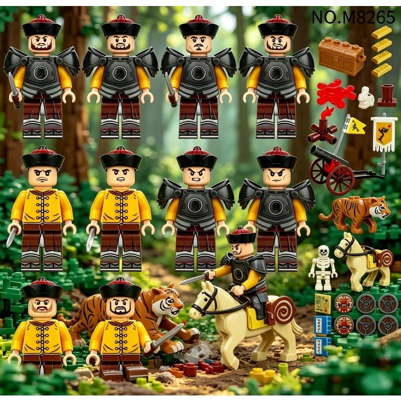 M8265 Assembled Building Block Type Imperial Guard Figure in Distress Small Particle Building Block Toy
