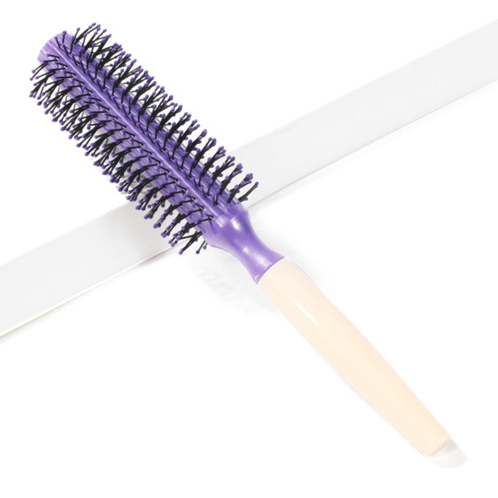Anti-static Rolling Curly Comb Hairdressing Hair Roller Comb Curly Hair Brushes  Barber