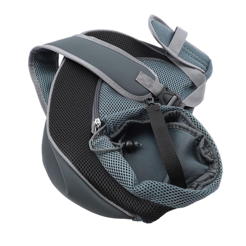 Pet Sling Breathable Mesh Portable Single Shoulder Bag Dog Carrier Sling for Outdoor Travel Black