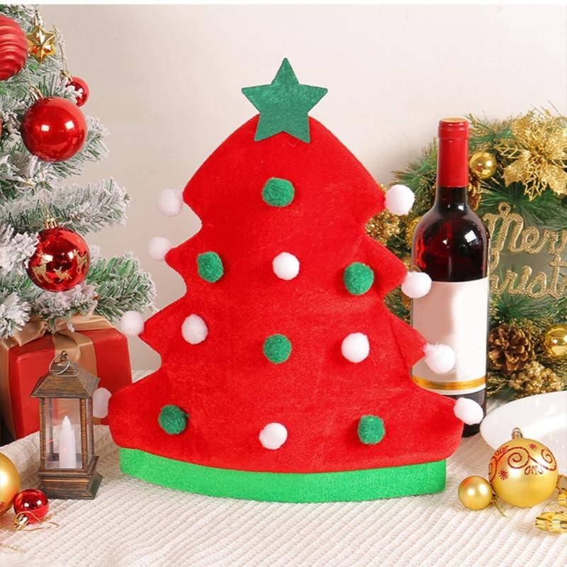 Traditional Santa/Christmas Tree Hat Headgear Christmas Festival Theme Accessory For Adults Kids Family Gathering Decors