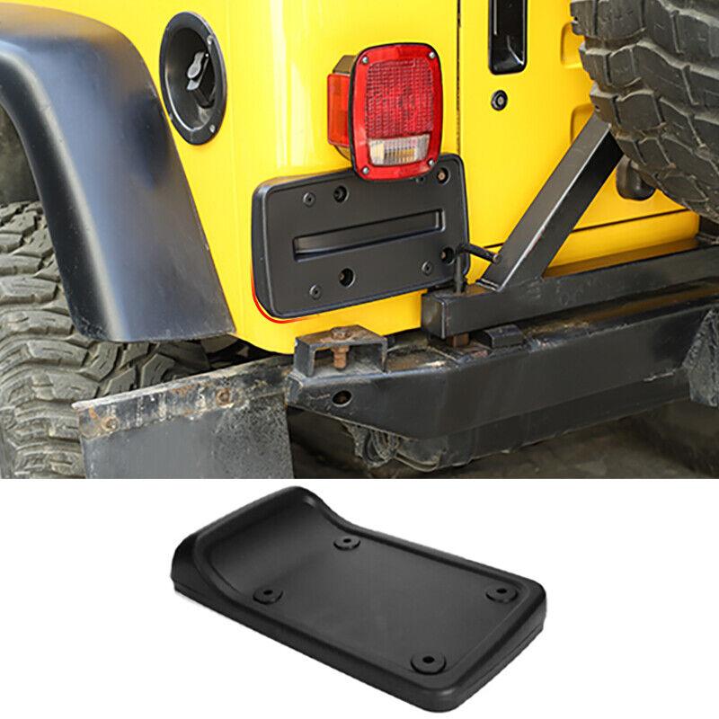 for Jeep Wrangler TJ 1997-2006 Rear License Plate Frame Holder Mount Bracket TCZ