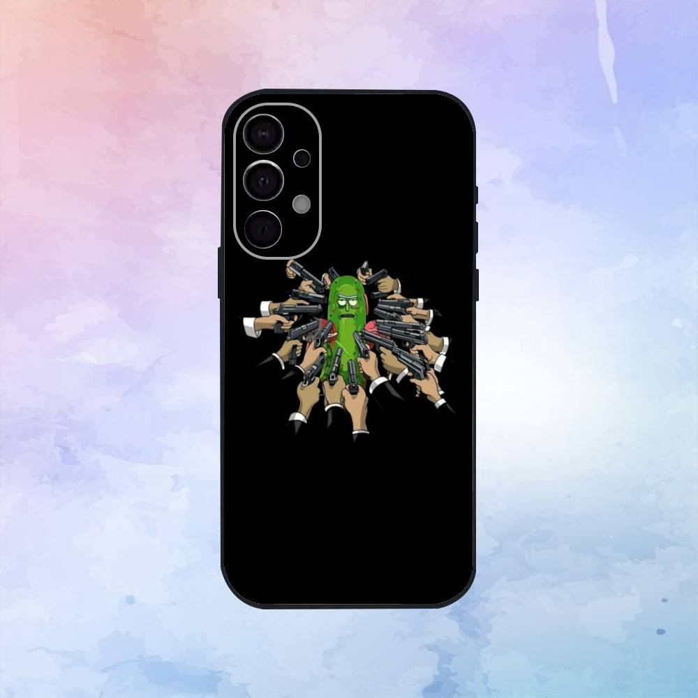 pickle cartoon  Phone Case For Samsung S25,S24,S21,S22,S23,S30,Ultra,S20,Plus,Fe,Lite,Note,10,9,5G Black Cover