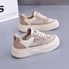 Fashion Zapatos De Mujer New Women Flat Sneakers Summer Mesh Breathable Rubber Surface Leisure Shoes Women Lace-up Vulcanized Shoes 2025