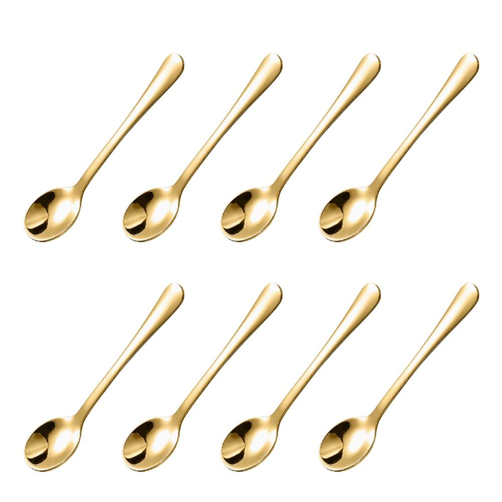 

8 PCS Tiny Spoons in Stainless Steel Perfect for Sugar Salt and For Spices