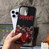 Slipknot Band For Phone 17 16 15 14 13 12 11 Pro Max Plus Pro Air Phone Case Corrugated Stripe Back Cover