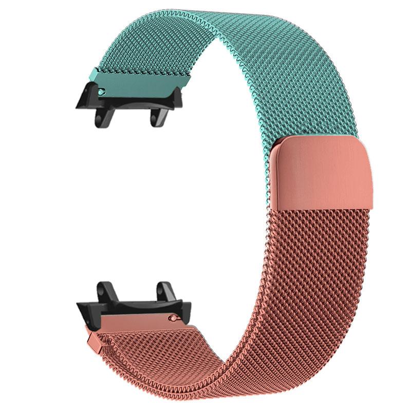 Magnetisk rem for Amazfit T-Rex 3 rex3 klokkereim erstatningsreim i rustfritt stål metall armbånd