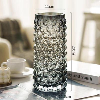 Vaso de Vidro Rui Jie Nordic Light Luxury Gota de Água Bolha