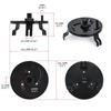 3 Jaws Adjustable Car Fuel Tank Lid Wrench Tool Fuel Pump Sender Collar Oil Cover Pump Cap Spanner Removal Tool 100-170MM