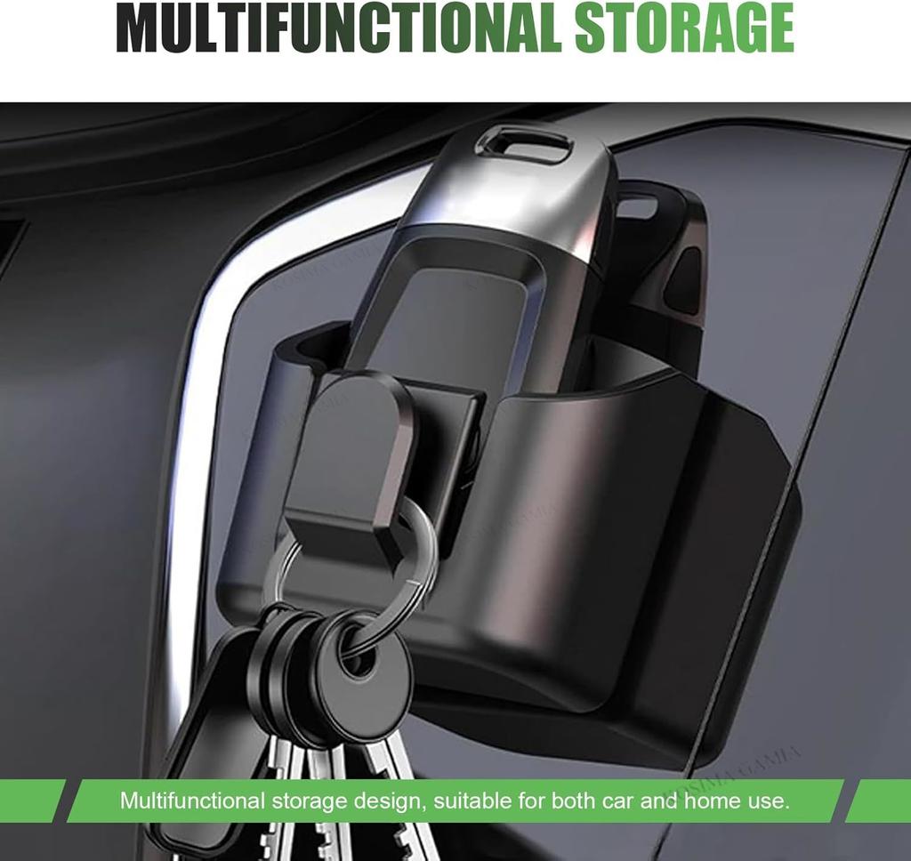 1-5 Stück Universal Auto Schlüsselhalter Clip Organizer Auto Armaturenbrett Schlüssel Aufbewahrungsbox Rückseite Klebehalterung Passend für Karten Schlüsselhalter Aufbewahrung