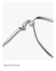 Vintage Ultralight Pure Titanium Eyeglass Frame | Large Polygonal Slim Design | Unisex Minimalist Prescription Glasses