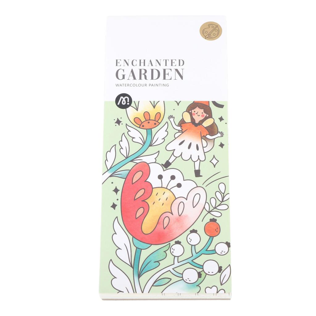 Watercolor Painting Book 3 In 1 Painting Book Brush Pigment Set Portable Pocket Watercolor Kit for