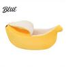 Decorative Pet Furniture for Home Banana Cat Bed Plush Cave Bed with Lid Fleece Lined Cozy Lid Hideaway Warm Semi Enclosed Cats Small Dogs,