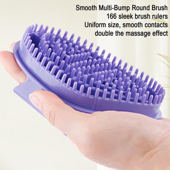 1/2Pcs Massage Brush Deep Tissue Stimulation Ergonomic Design Spa Massage Brush Overall Relaxation Tool