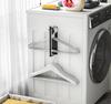 Magnetic No-Punch Clothes Drying Rack: Multifunctional Hanger for Balcony & Laundry.