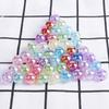 500g DIY Fashion Jewelry Accessory 6MM-12MM Acrylic Beads Round Shape 23 Colors Bracelet Department Spac